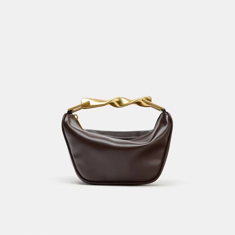 Luxury Bags Gold - Tas selempang wanita bergaya vintage dengan