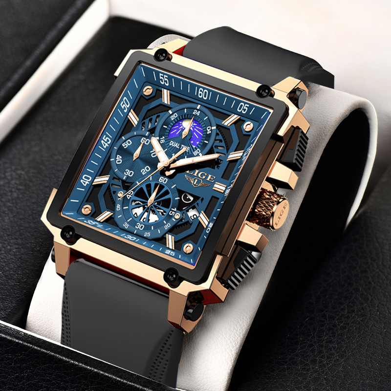 Luxury Bags Brands List - LIGE jam tangan olahraga pria, jam