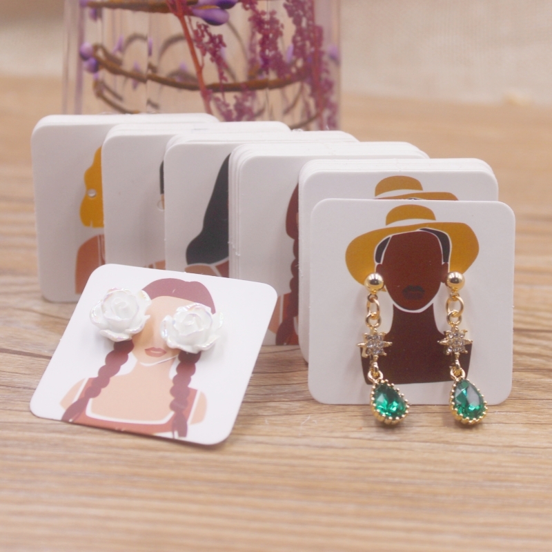 Luxury Bags Brands List - Kartu anting-anting tampilan kertas bubuk perhiasan