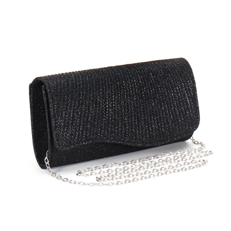 Mini Bag Evening Clutch - Tas Tangan Wanita Lipat Glitter Baru