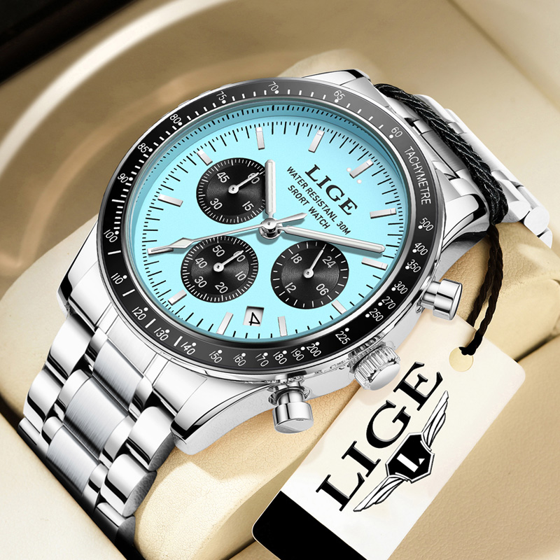 Luxury Bags Brands List - LIGE Jam Tangan Pria Baru Bermerek