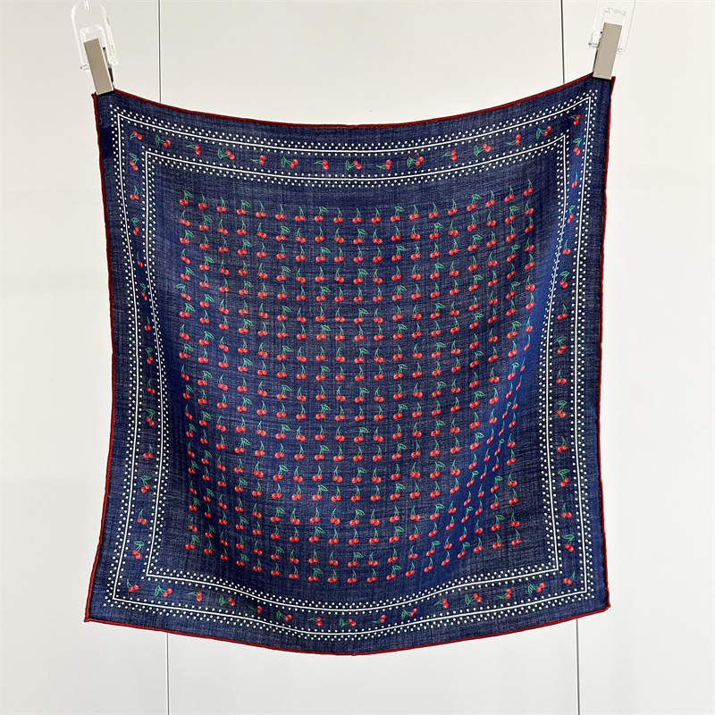 Luxury Bags Hong Kong - 30Silk 70Wool Scarf Syal Mewah Selendang