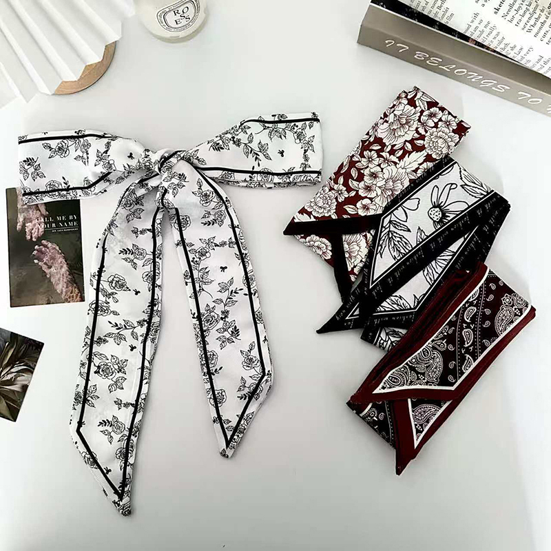 Luxury Bags In China - Selendang sutra tipis wanita, pita sutra