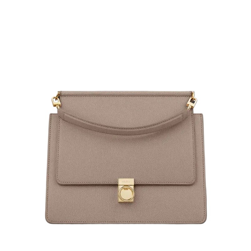 Luxury Bags Gold - Tas Selempang Numéro Sept Wanita Kulit