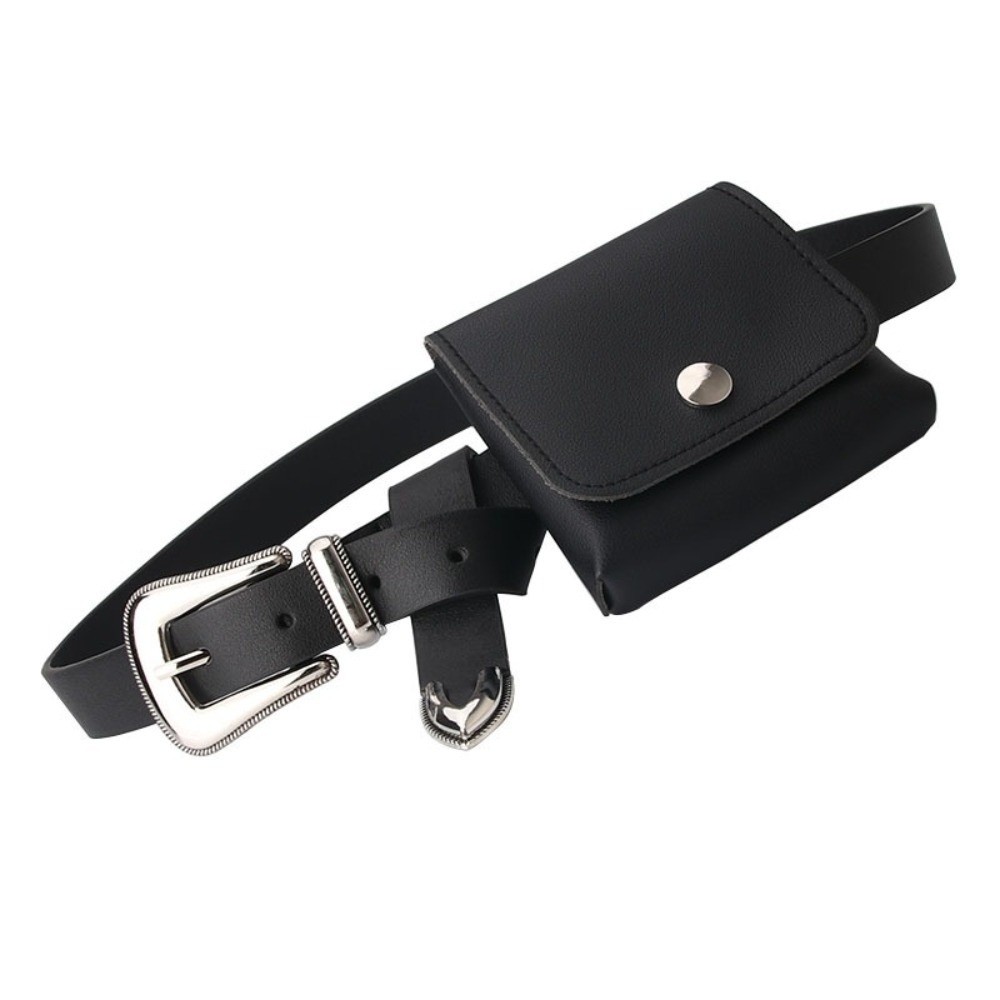 Belt Bag Leather Wide - Hadiah Tas Pinggang Wanita Kulit PU