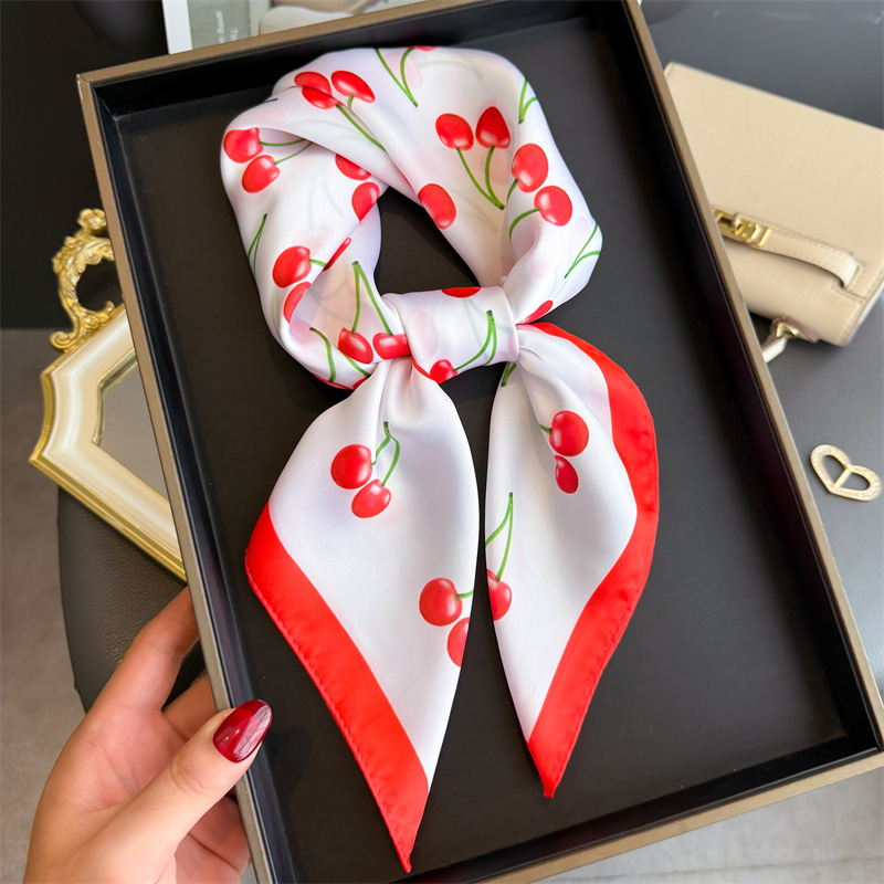 Luxury Bags In China - Syal Satin Persegi Mewah Syal Pola