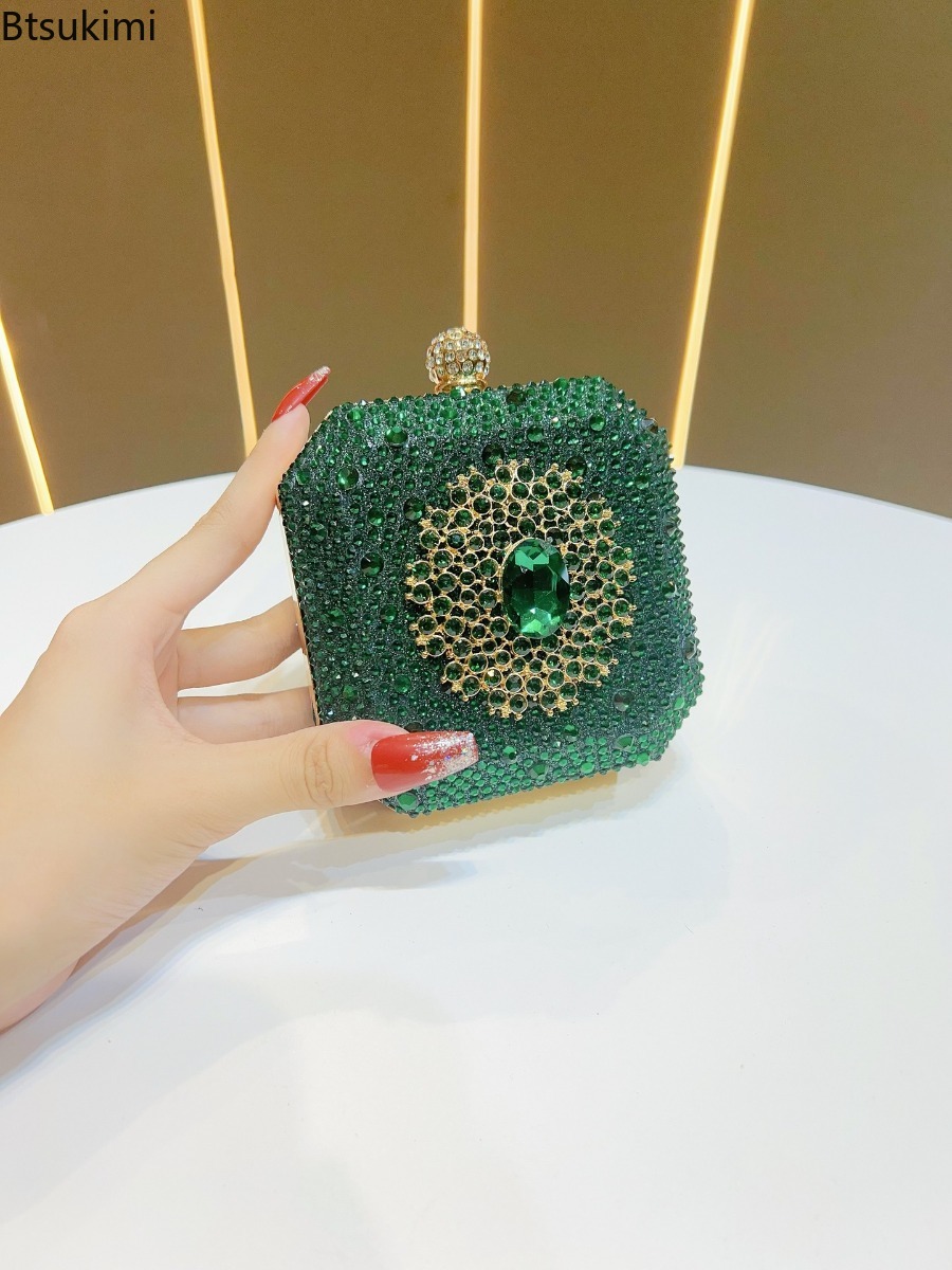 Tas Malam Kristal Mini Tas Clu - Mini Bag Evening Clutch ulasan dan harga