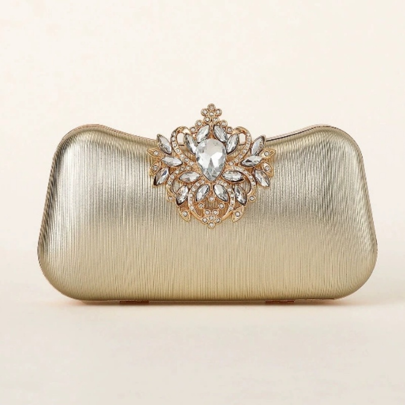 Tas Clutch Beludru Hijau Tua T - Luxury Bags Gold ulasan dan harga