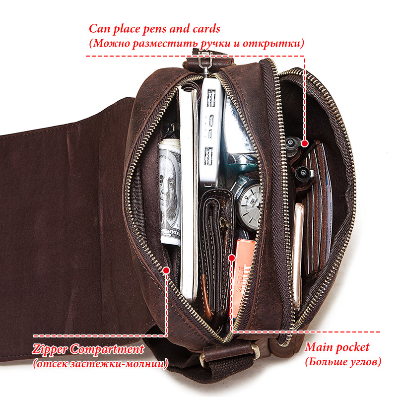 Tas Pesan Pria Kulit Kuda Gila - Luxury Bags For Travel ulasan dan harga