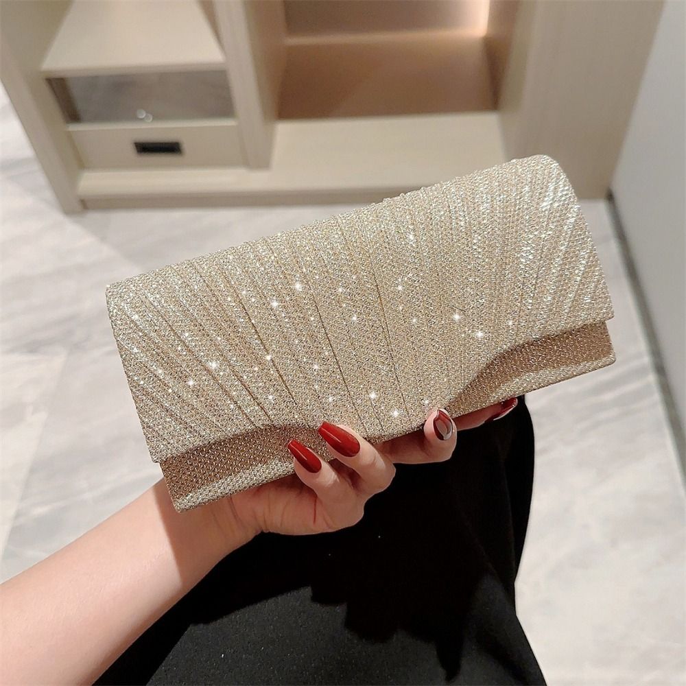 Tas Malam Mewah Berpayet Emas  - Luxury Bags Gold ulasan dan harga