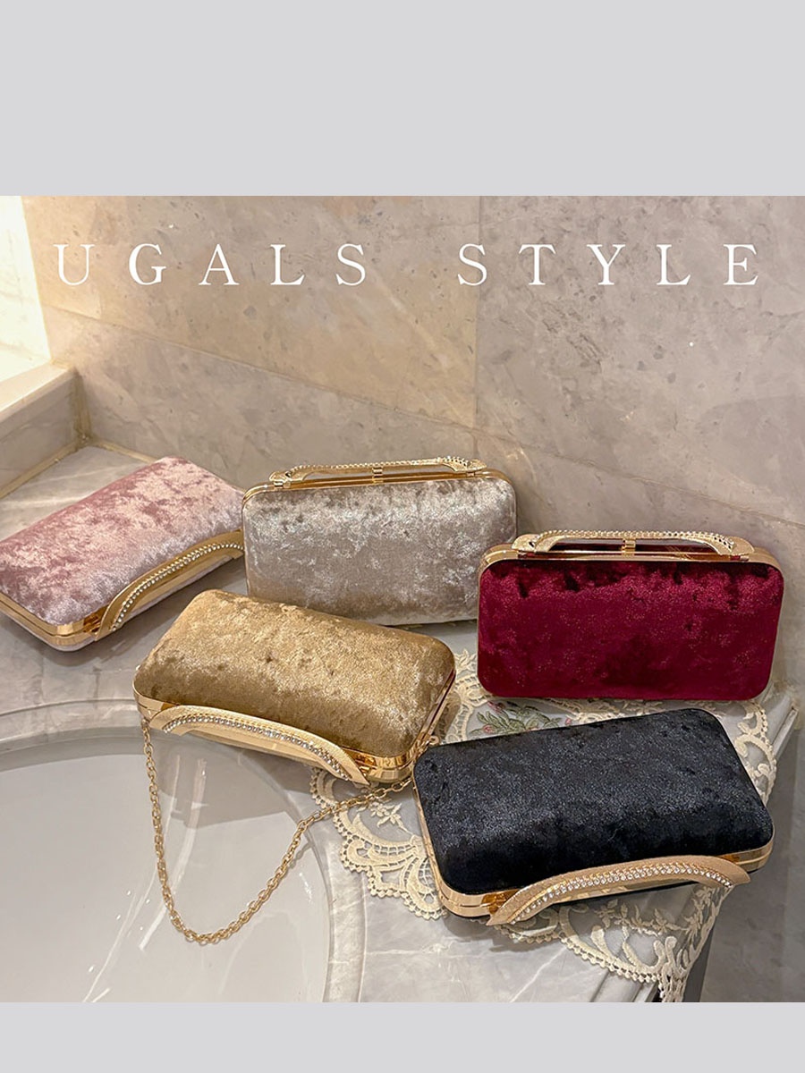 Tas Kotak Beludru UGALS untuk  - Luxury Bags For Young Women ulasan dan harga