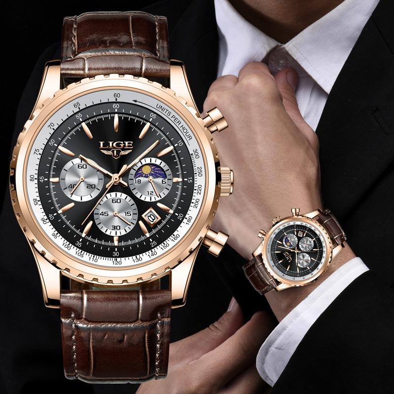 LIGE jam tangan kuarsa untuk p - Luxury Bags Brands List ulasan dan harga