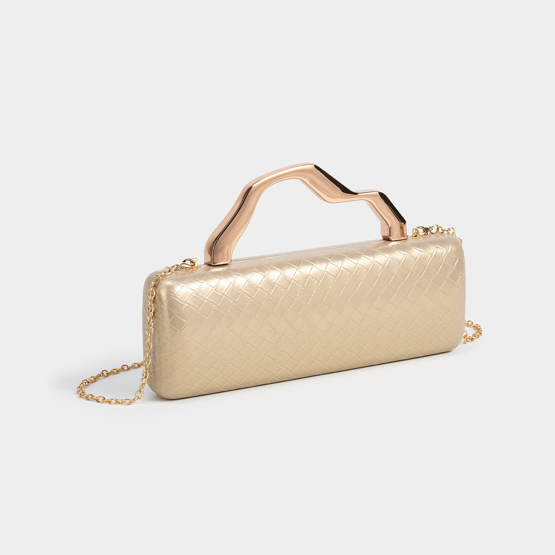Tas Selempang Kulit PU Clutch  - Luxury Bags Gold ulasan dan harga