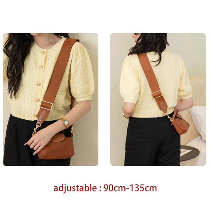 Tali Tas Warna Solid Desainer  - Belt Bag Leather Wide ulasan dan harga