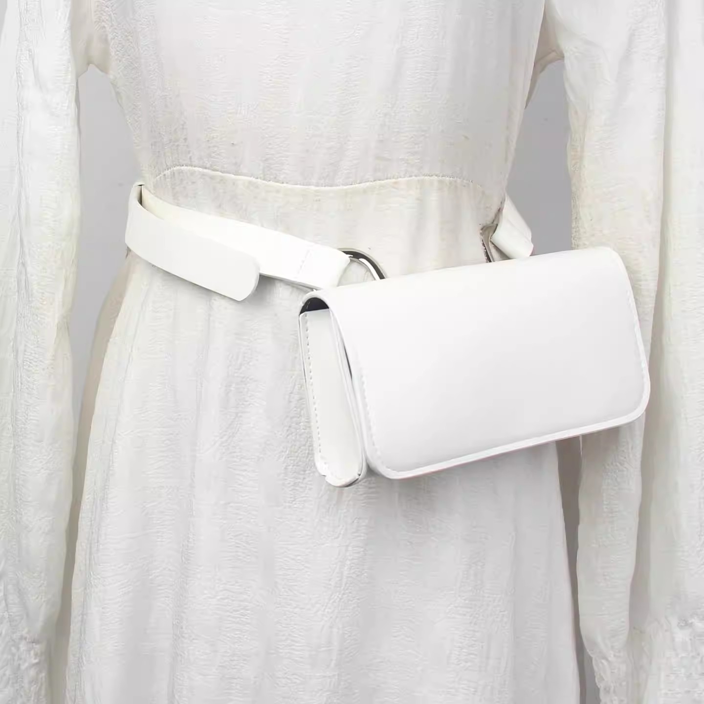 Sabuk Tas Kulit PU Pria Wanita - Belt Bag Leather Wide ulasan dan harga