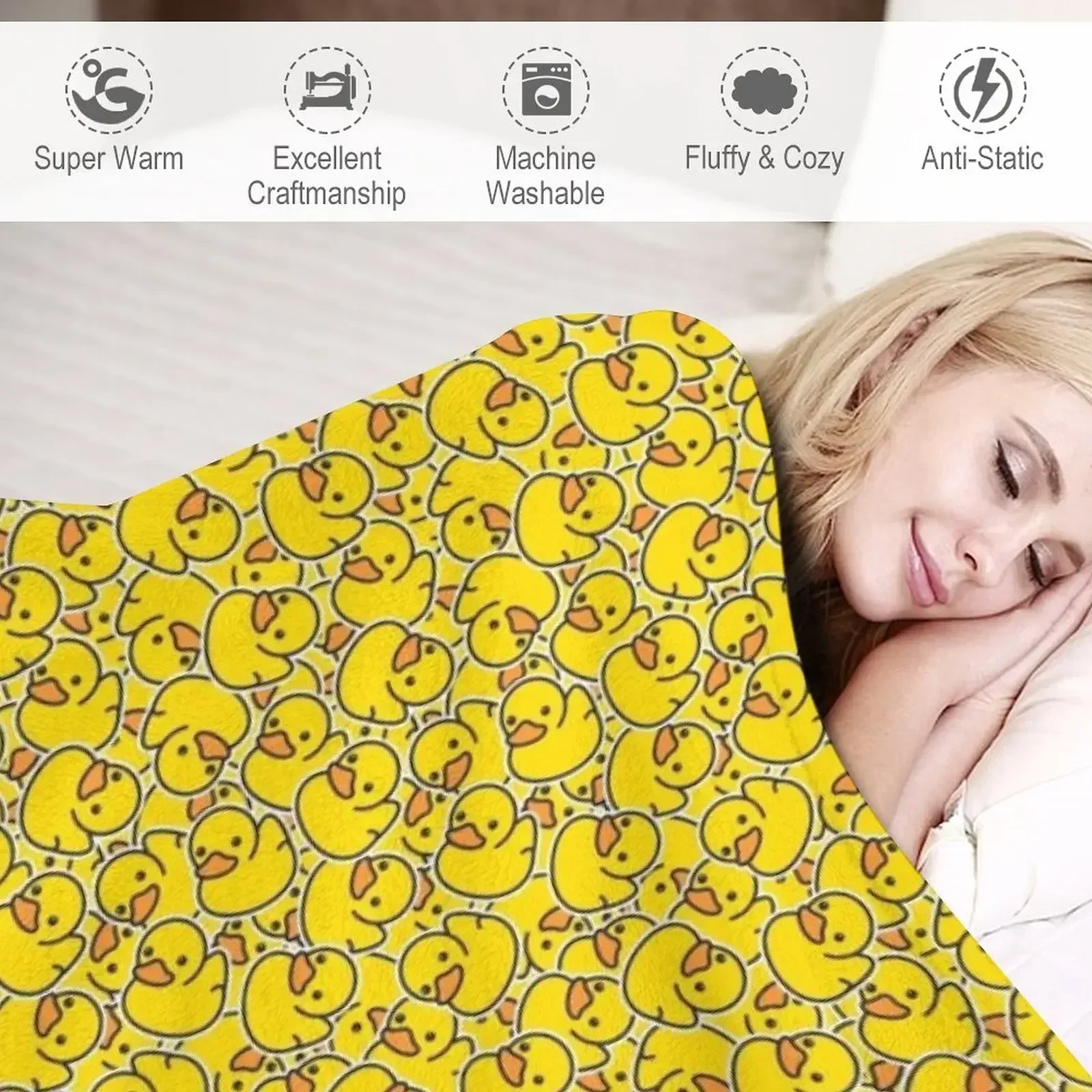 Selimut Lempar Bebek Karet Kla - Luxury Bags Yellow ulasan dan harga