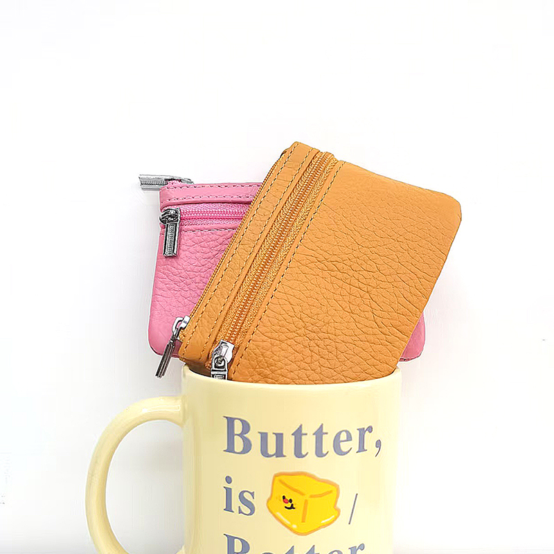 Dompet Koin Kulit Asli Custom  - Luxury Ziploc Bags ulasan dan harga