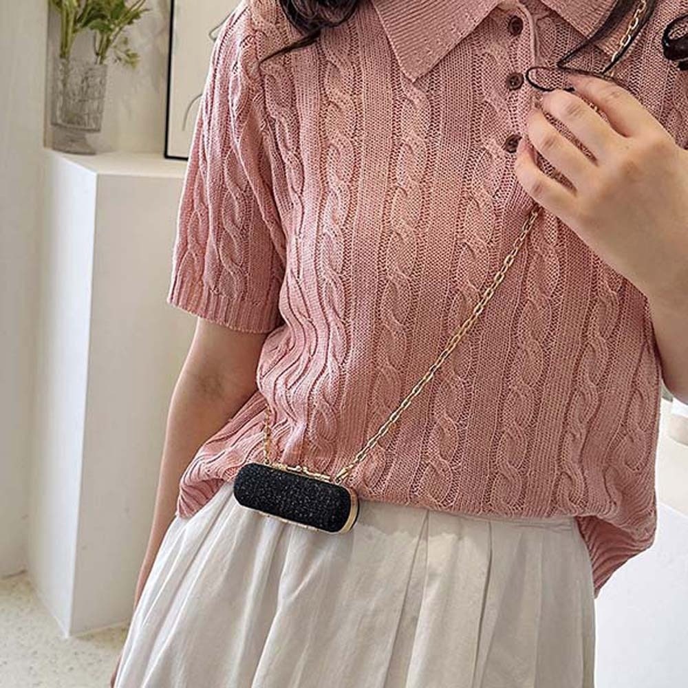Tas Tangan Berkilau Tas Lipsti - Mini Bag Evening Clutch ulasan dan harga