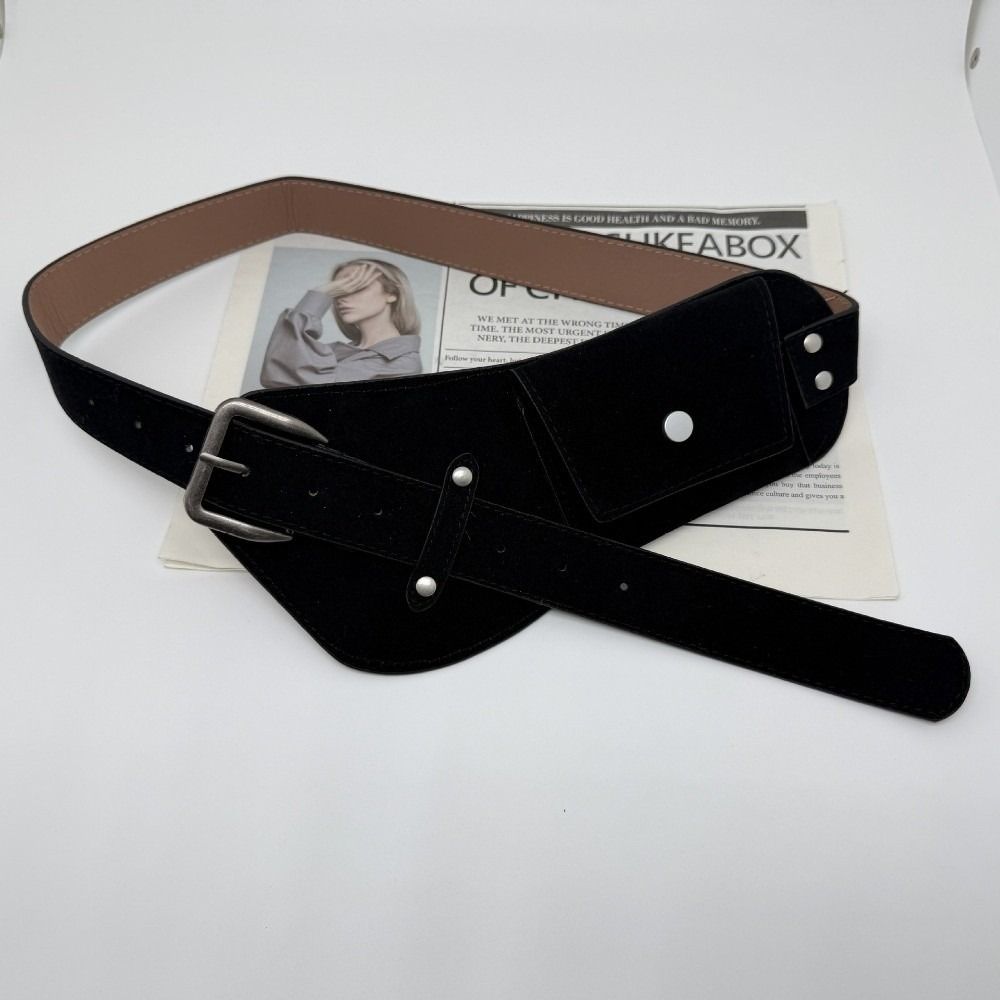 Sabuk Pinggang Lebar Model PU  - Belt Bag Leather Wide ulasan dan harga