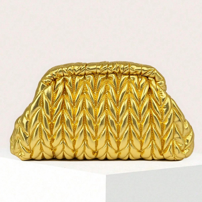 Tas Clutch Wanita Mewah Anyama - Luxury Bags Gold ulasan dan harga