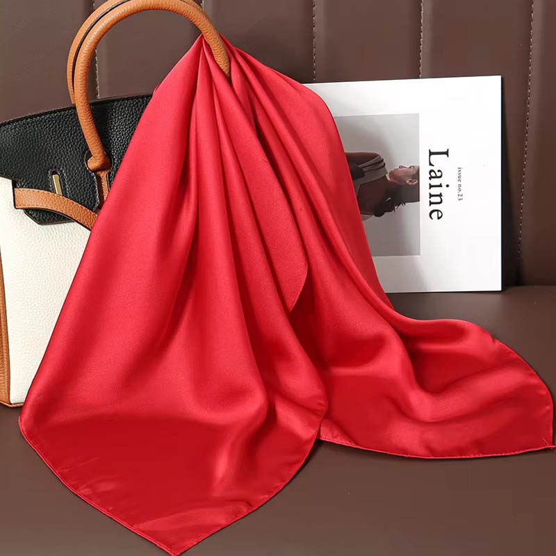 Syal Segi Empat Sutra Warna So - Luxury Bags In China ulasan dan harga