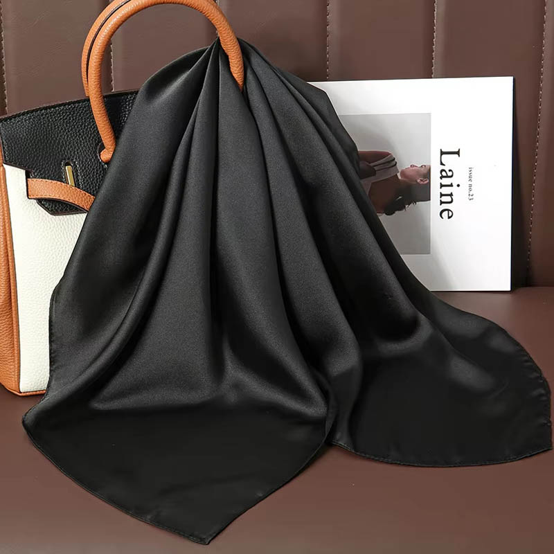 Syal Segi Empat Sutra Warna So - Luxury Bags In China ulasan dan harga