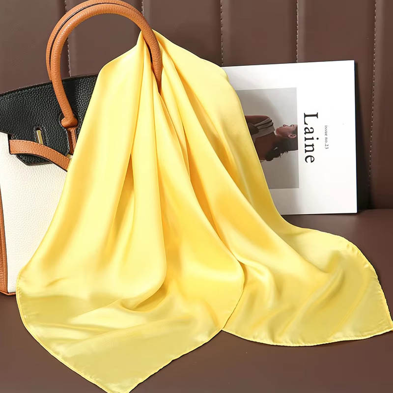 Syal Segi Empat Sutra Warna So - Luxury Bags In China ulasan dan harga