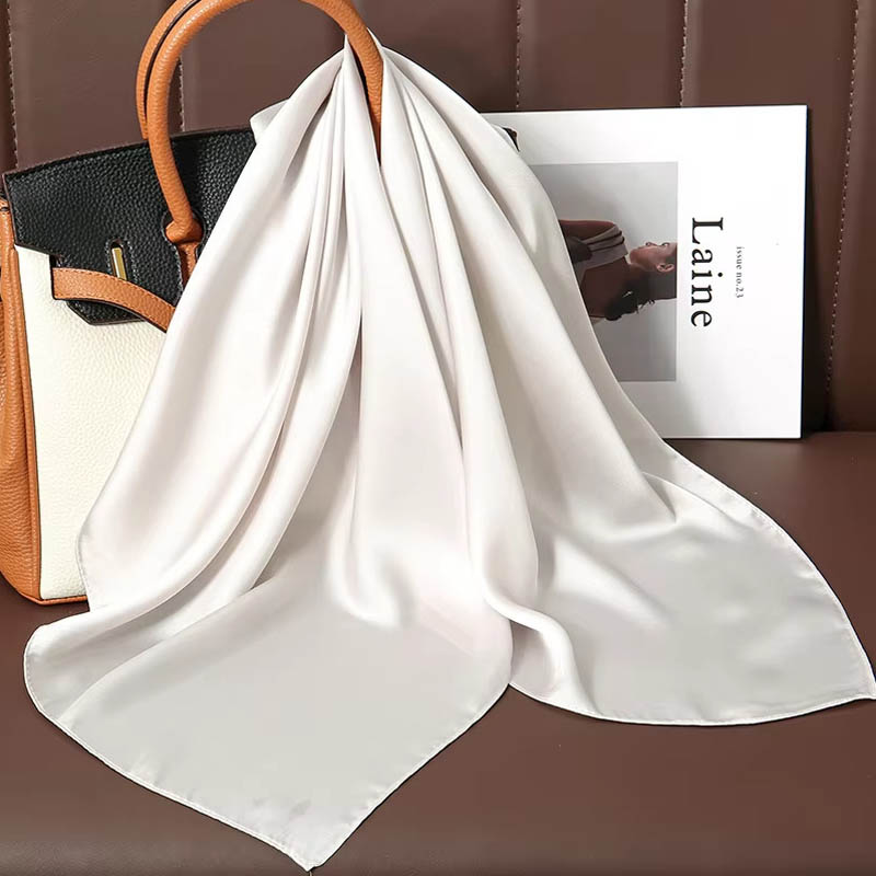 Syal Segi Empat Sutra Warna So - Luxury Bags In China ulasan dan harga