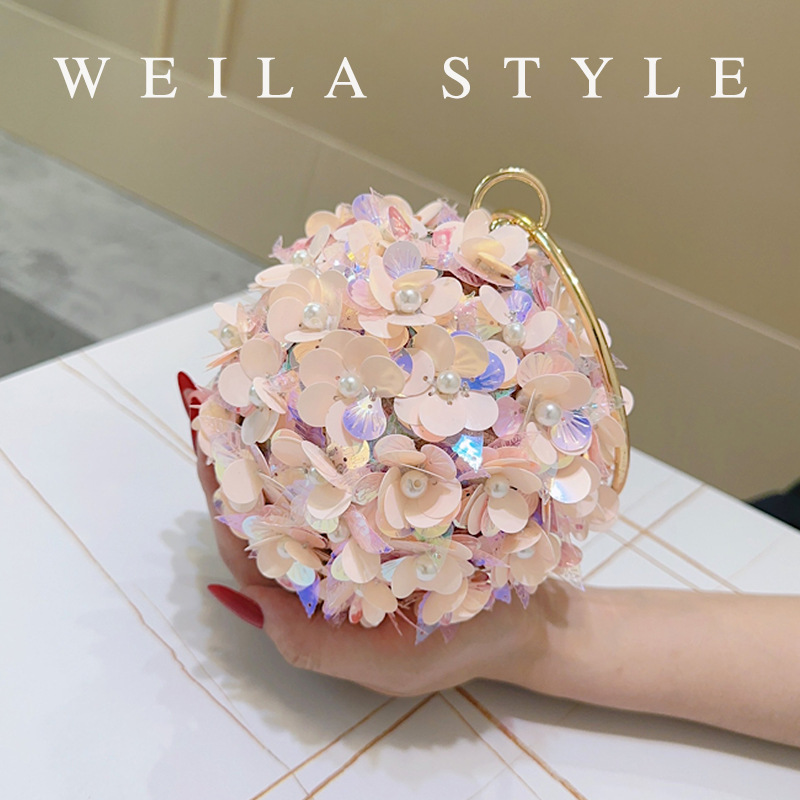 Tas Malam Mini Berpayet Bunga, - Mini Bag Evening Clutch ulasan dan harga