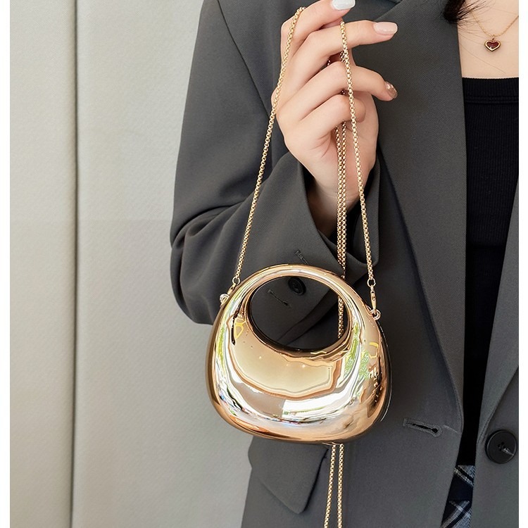 Tas Malam Mini Emas, Dompet da - Mini Bag Evening Clutch ulasan dan harga