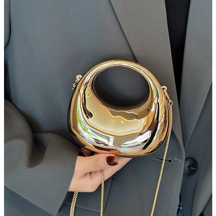 Tas Malam Mini Emas, Dompet da - Mini Bag Evening Clutch ulasan dan harga