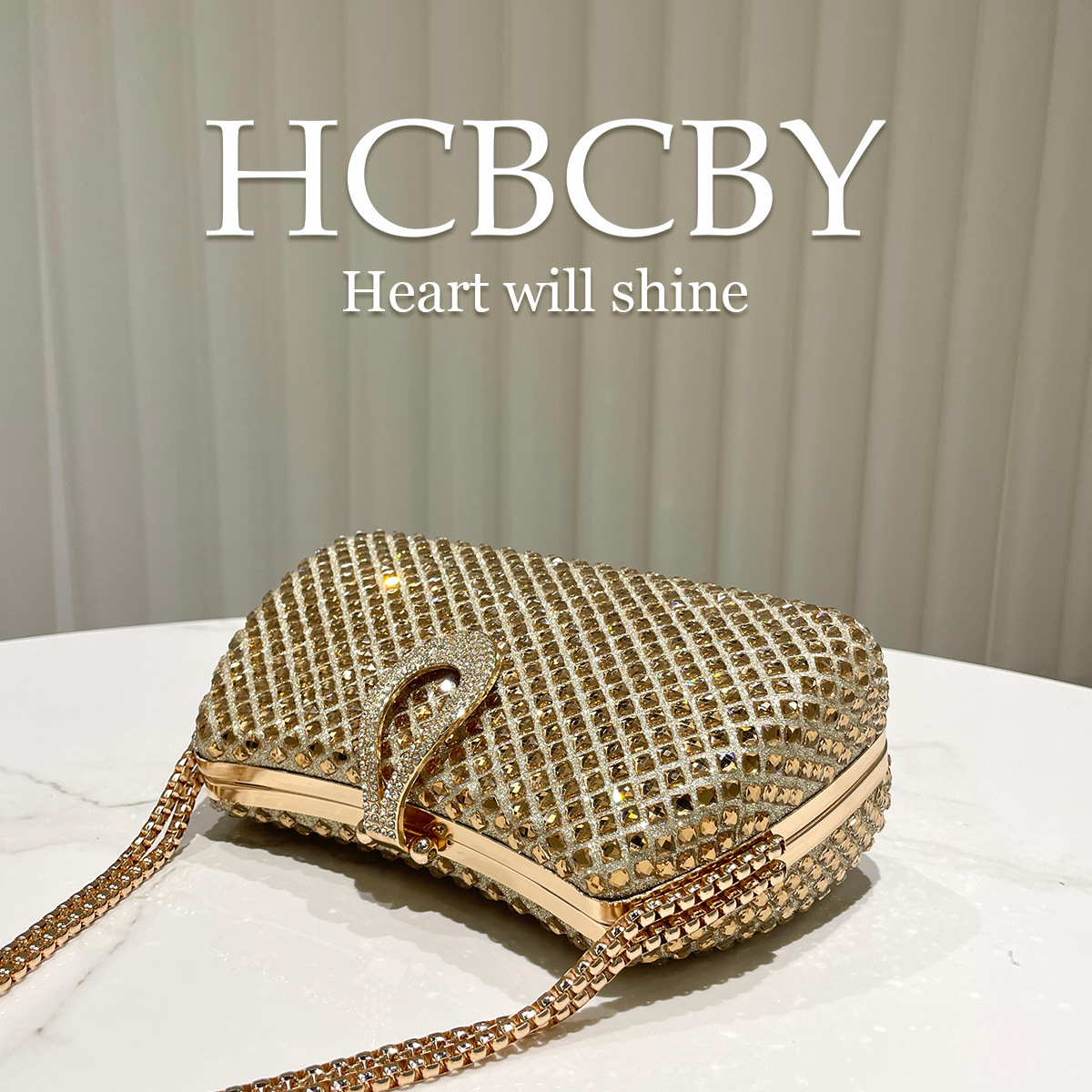 Tas makan malam mewah berkilau - Luxury Bags Gold ulasan dan harga