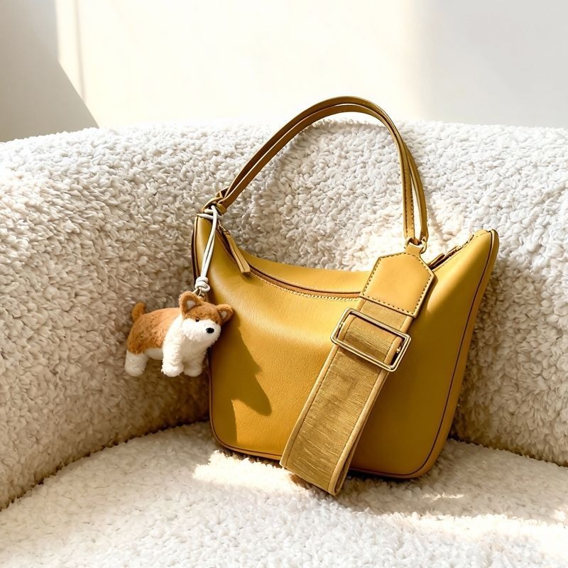 Tas Dumpling Portabel Warna Ku - Luxury Bags Yellow ulasan dan harga