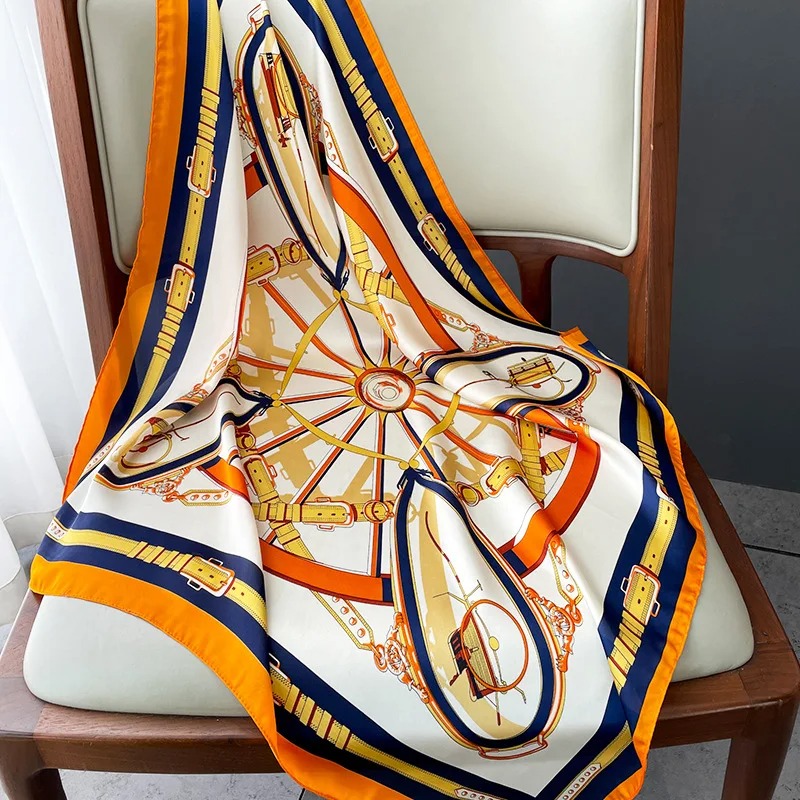 Syal Sutra Persegi Tipis Desai - Luxury Bags In China ulasan dan harga