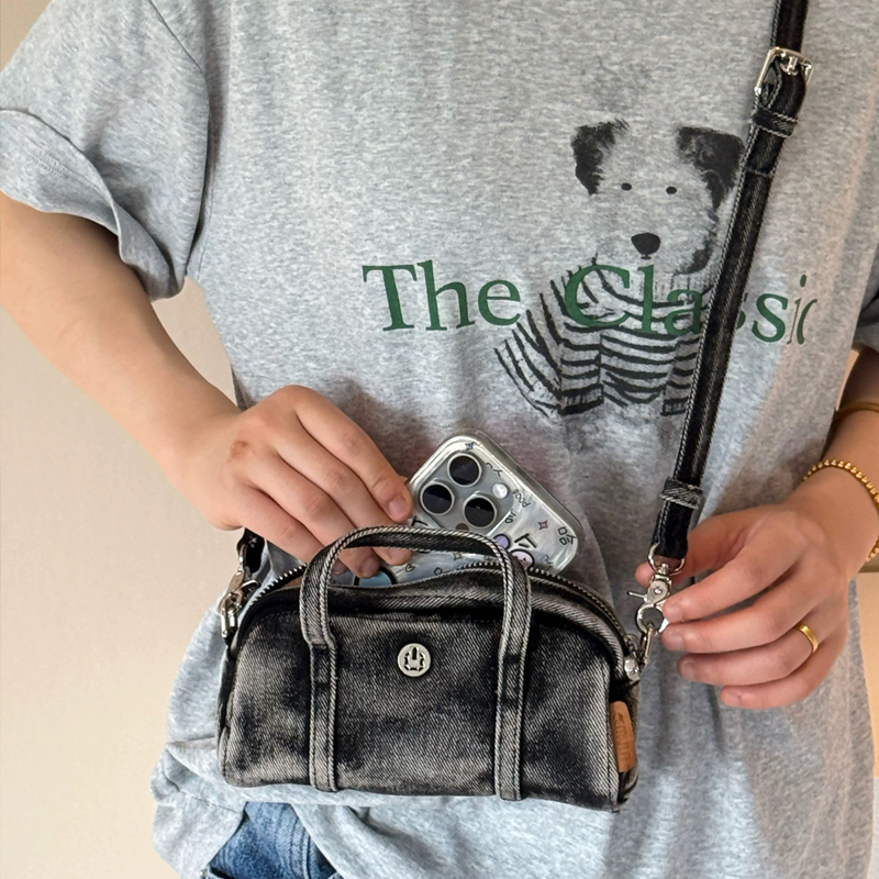 Tas Kotak Denim Mini Kasual Ko - Luxury Bags In China ulasan dan harga