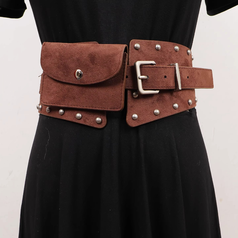 Tas Pinggang Kulit Suede PU Ga - Belt Bag Leather Wide ulasan dan harga