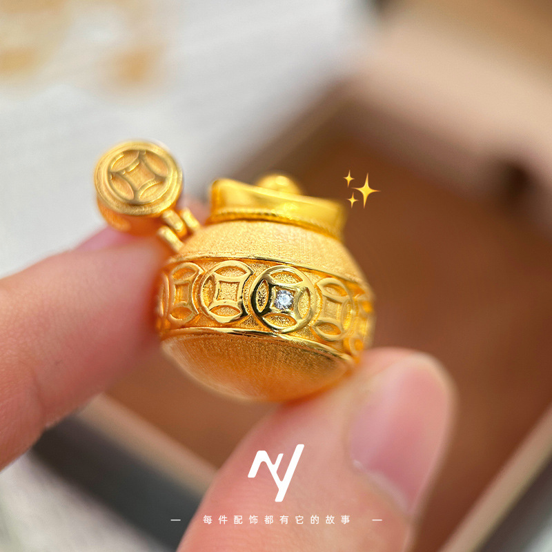 Kalung Ingot Emas Asli 9999 24 - Luxury Bags Yellow ulasan dan harga
