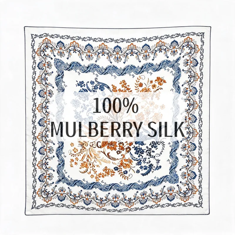 Syal Persegi Sutra Mulberry 10 - Luxury Bags In China ulasan dan harga