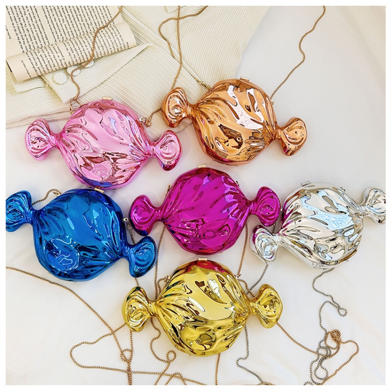 Tas Pesta Akrilik Candy Fashio - Luxury Bags Gold ulasan dan harga