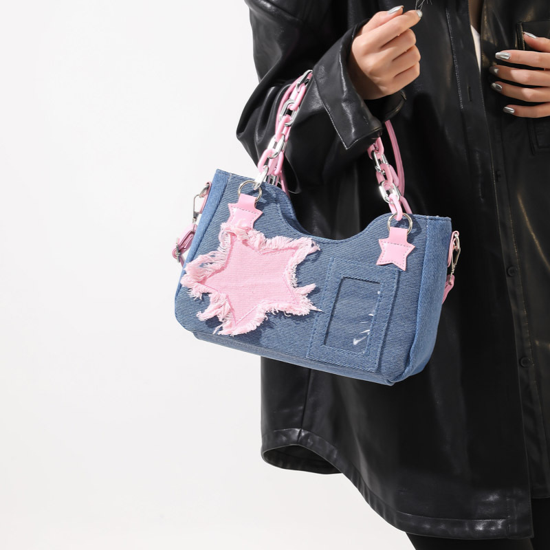 Tas Selempang Denim Gaya Korea - Luxury Ziploc Bags ulasan dan harga