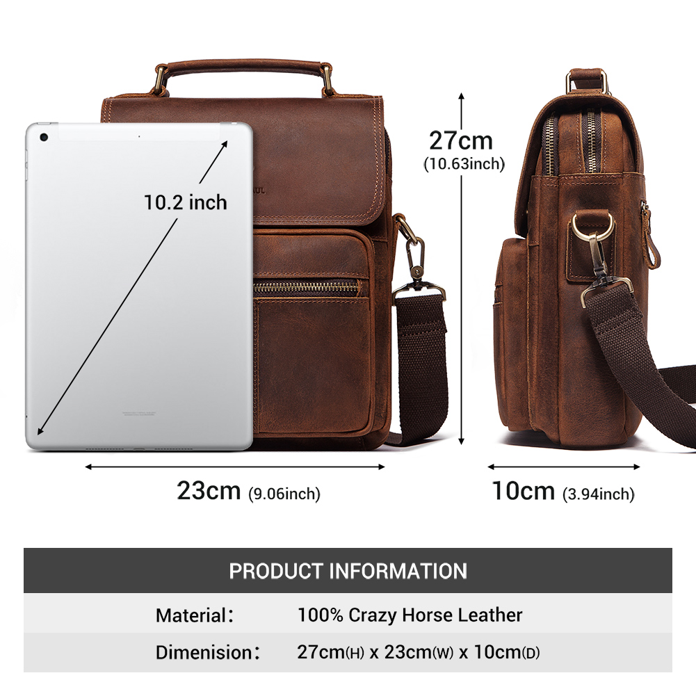 HUMERPAUL tas bahu pria kulit  - Luxury Bags For Travel ulasan dan harga