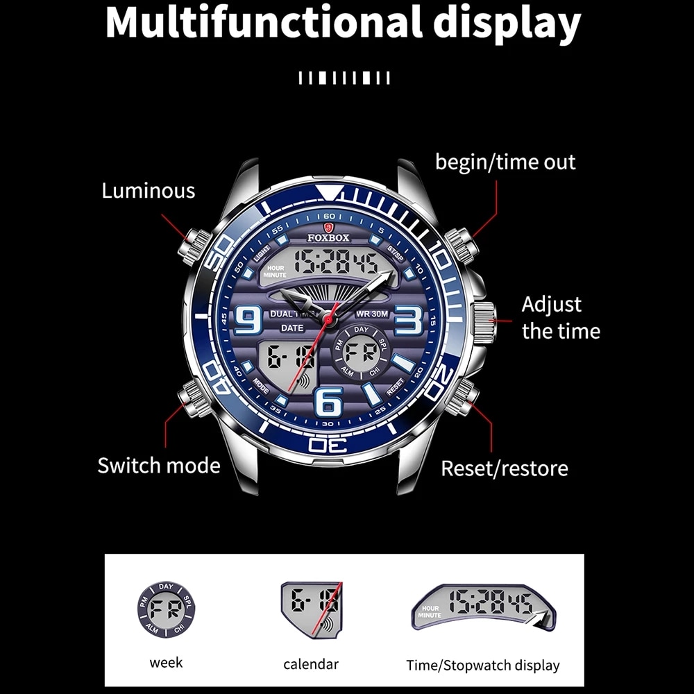 Jam tangan pria Digital, jam t - Luxury Bags Brands List ulasan dan harga