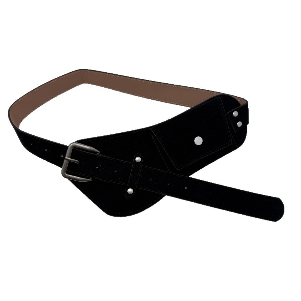 Sabuk Pinggang Wanita Model PU - Belt Bag Leather Wide ulasan dan harga
