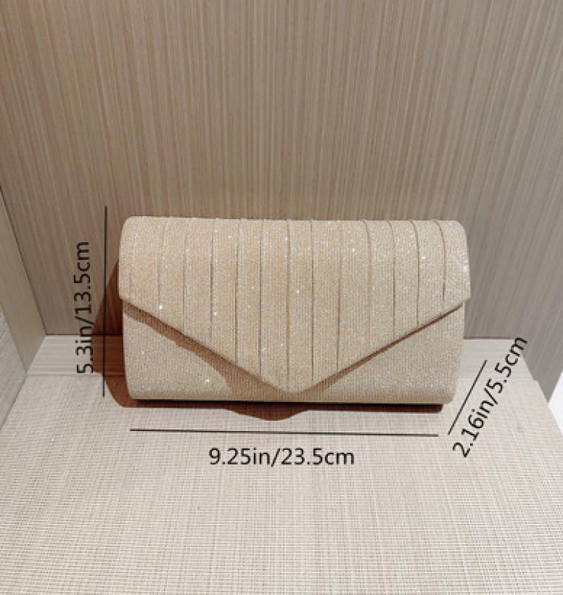Tas Tangan Malam Mewah Warna E - Luxury Bags Gold ulasan dan harga