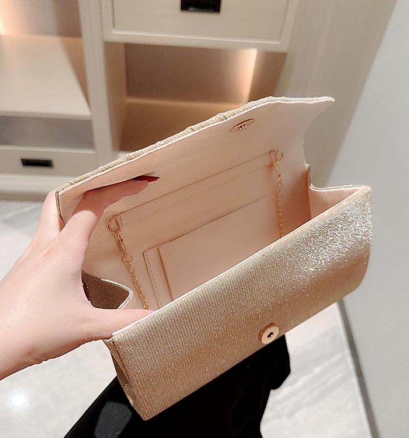 Tas Tangan Malam Mewah Warna E - Luxury Bags Gold ulasan dan harga