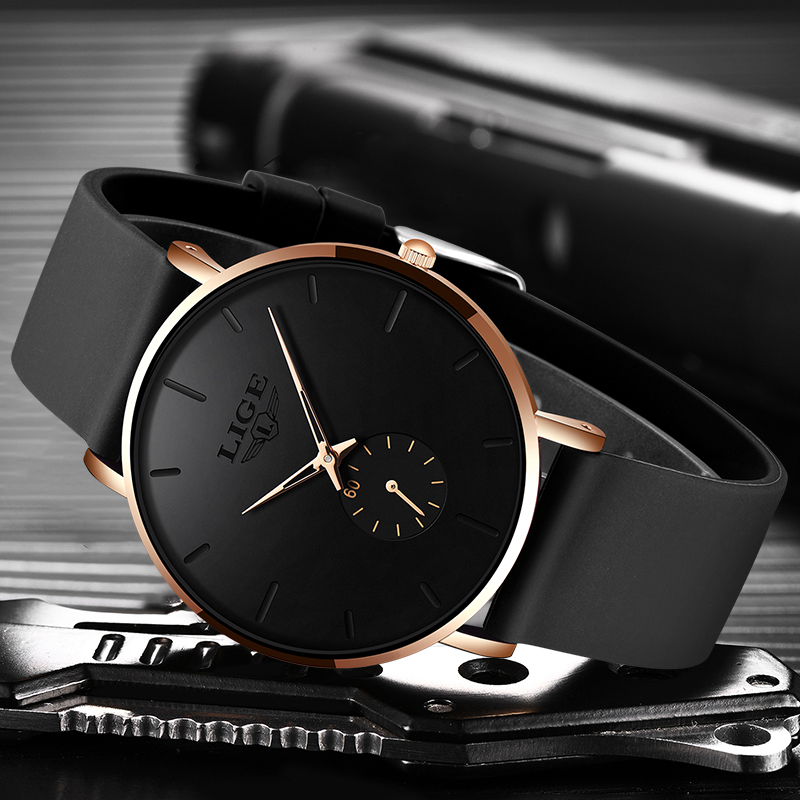 LIGE Jam Tangan Pria Modis Bar - Luxury Bags Brands List ulasan dan harga