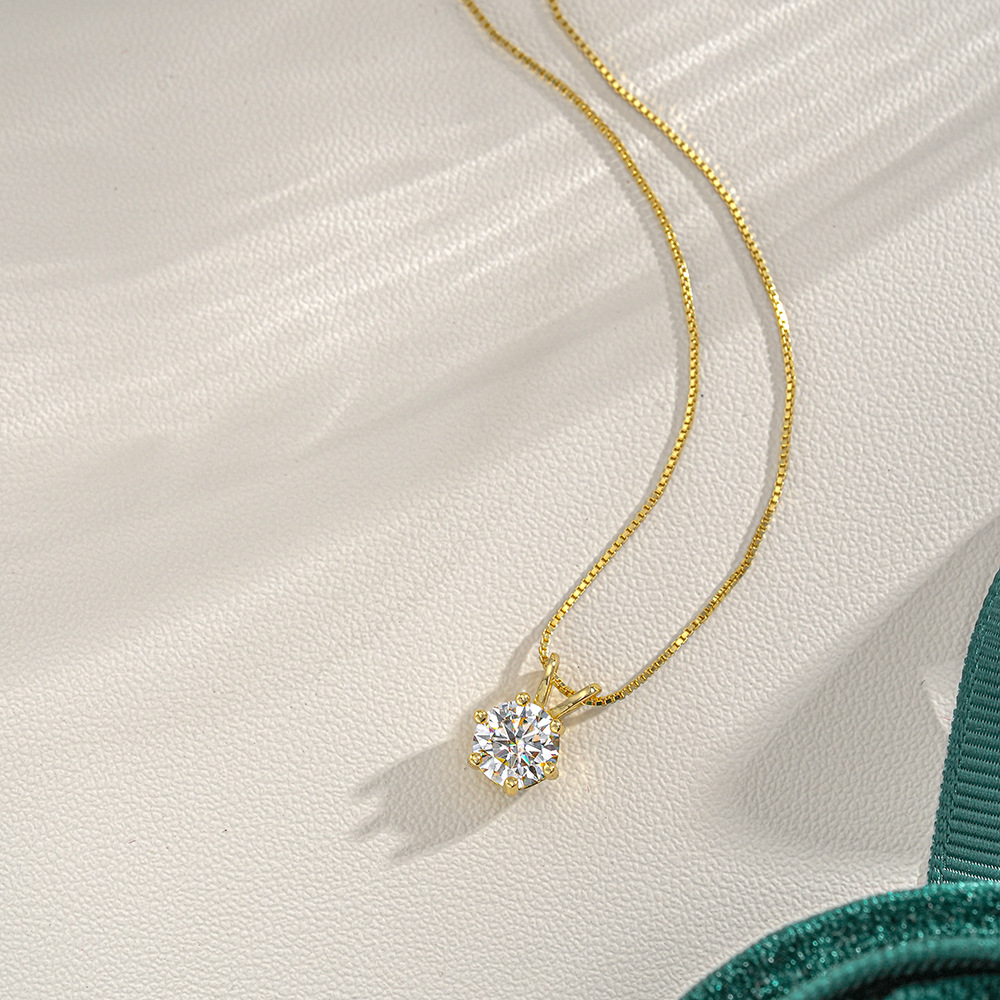 Kalung Wanita Emas 18K Asli 10 - Luxury Bags Yellow ulasan dan harga