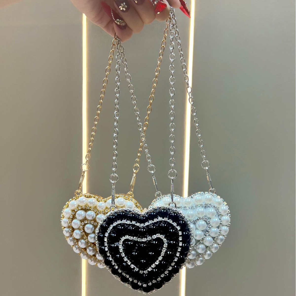 Tas Clutch Kristal Rhinestone  - Mini Bag Evening Clutch ulasan dan harga