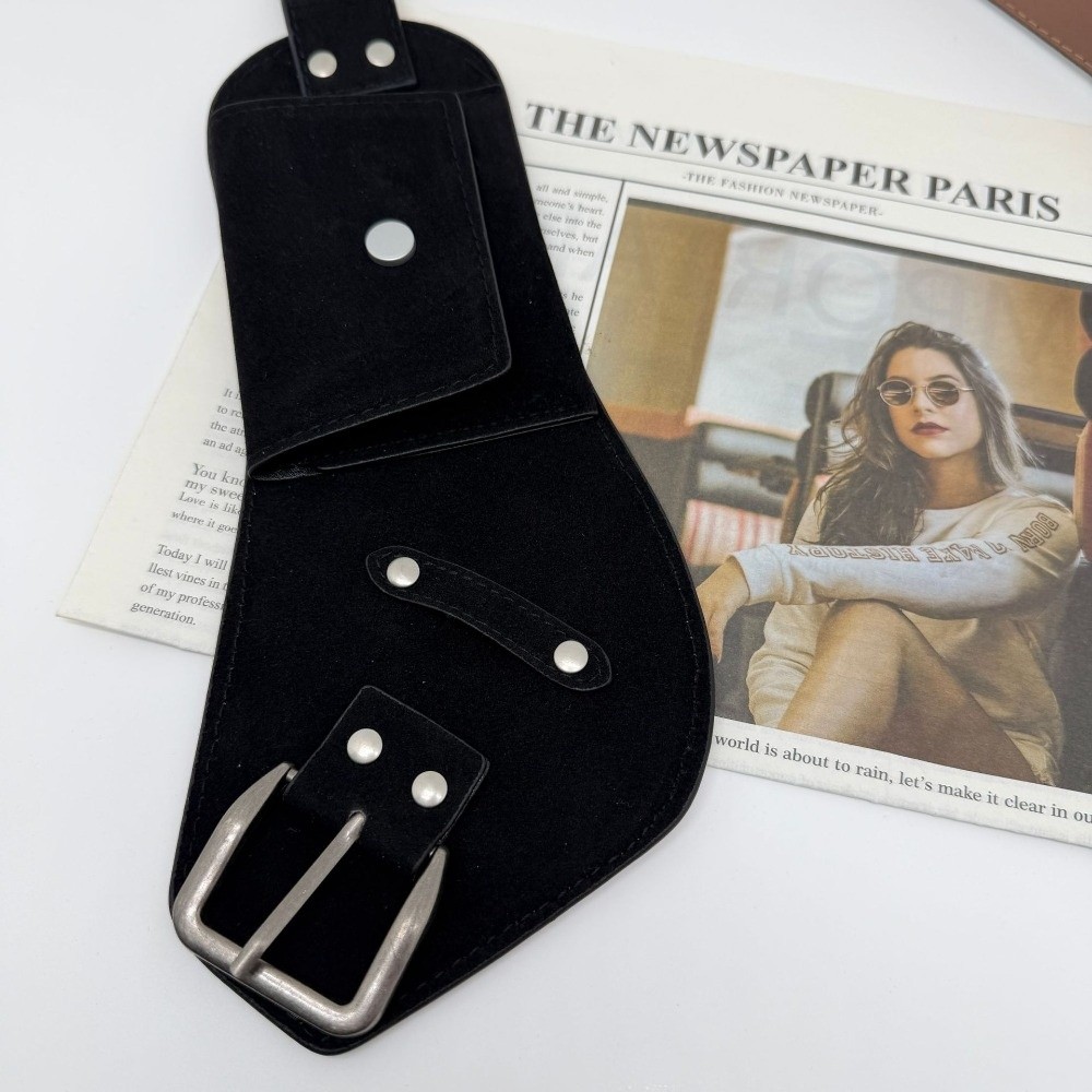 Sabuk Pinggang Lebar PU Fashio - Belt Bag Leather Wide ulasan dan harga