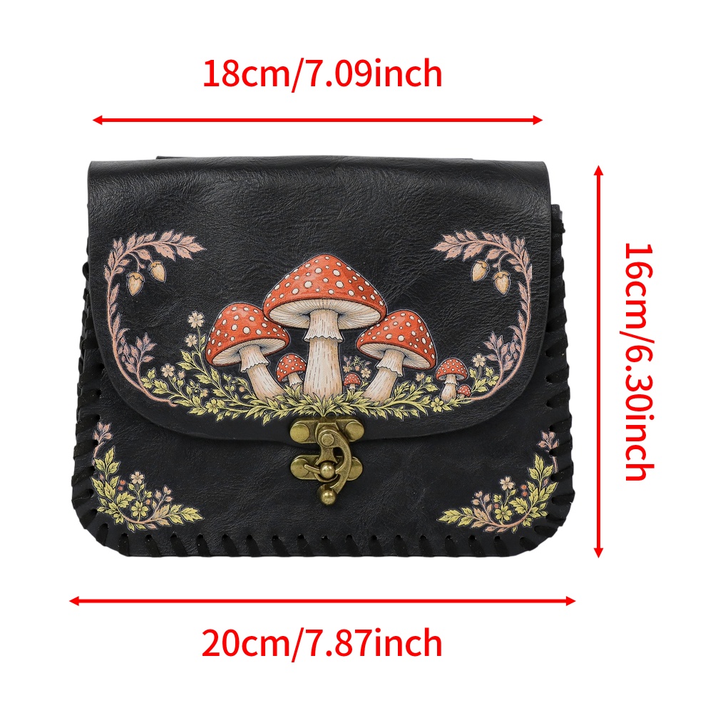 1 Buah Tas Pinggang PU Motif J - Belt Bag Leather Wide ulasan dan harga